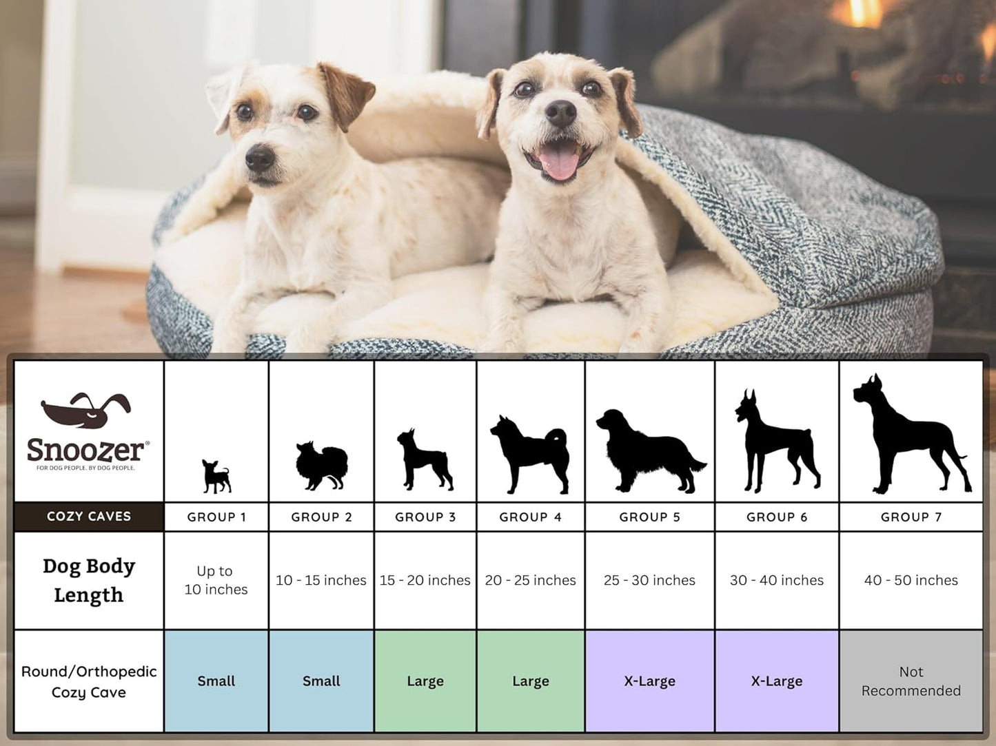 Luxury Cozy Cave Dog Bed - Indoor Dog Bed with Cover Cave, Covered Calming Burrow for Small & Medium Sized Pets with Blanket Attached, Enclosed, Washable - Large, Dark Chocolate