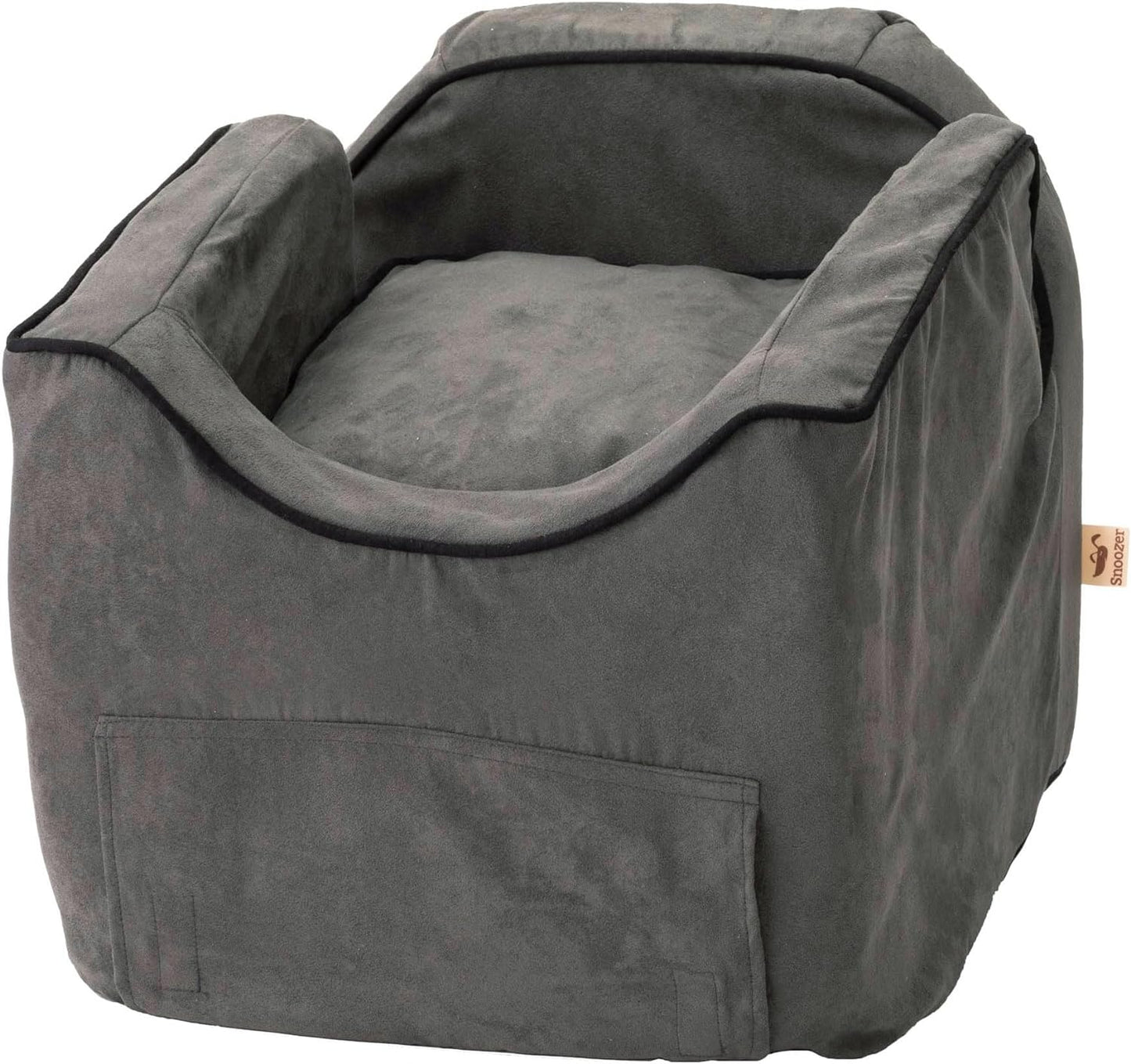 Luxury Lookout Pet Car Seat, Small Luxury II, Anthracite with Black