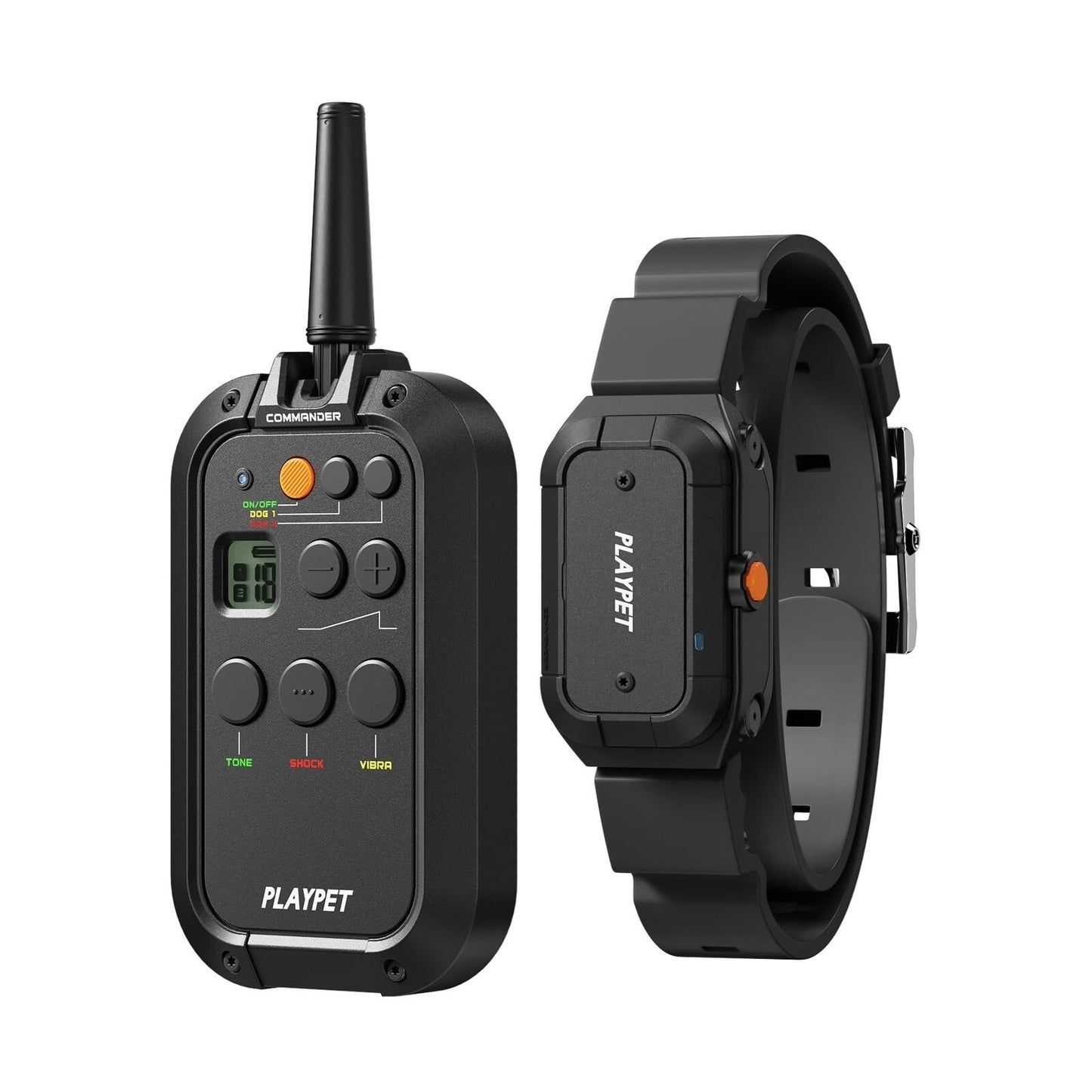 PLAYPET Dog Training Collar, 2950FT Remote Dog Shock Collar for Small Medium ...