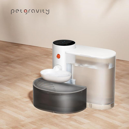 Gift for Pets, Pet Gravity Smart Cat Fountain, Silent Cat Water Fountain, Healthy Dog Water Dispenser, Automatic Pet Water Dispenser, Feeding Supplies for Dogs & Cats