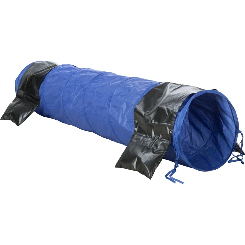 Dog Agility Tunnel 6.5' Portable Dog Agility Training Tunnel Obedience Exercise Equipment