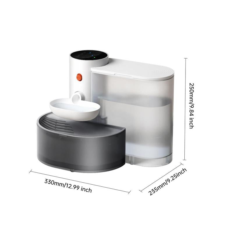 Gift for Pets, Pet Gravity Smart Cat Fountain, Silent Cat Water Fountain, Healthy Dog Water Dispenser, Automatic Pet Water Dispenser, Feeding Supplies for Dogs & Cats