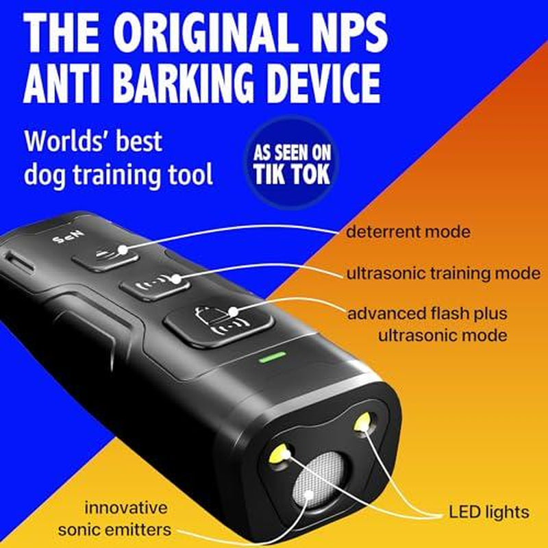 Ultrasonic Dog Bark Deterrent - Stop Bad Behavior Instantly with Simply a Click!