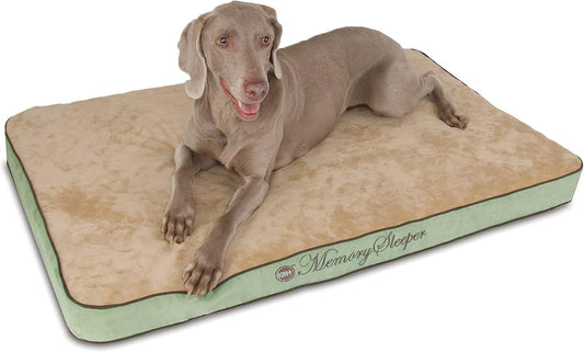 Memory Sleeper Memory Foam Pet Bed Large Sage 29" X 45"