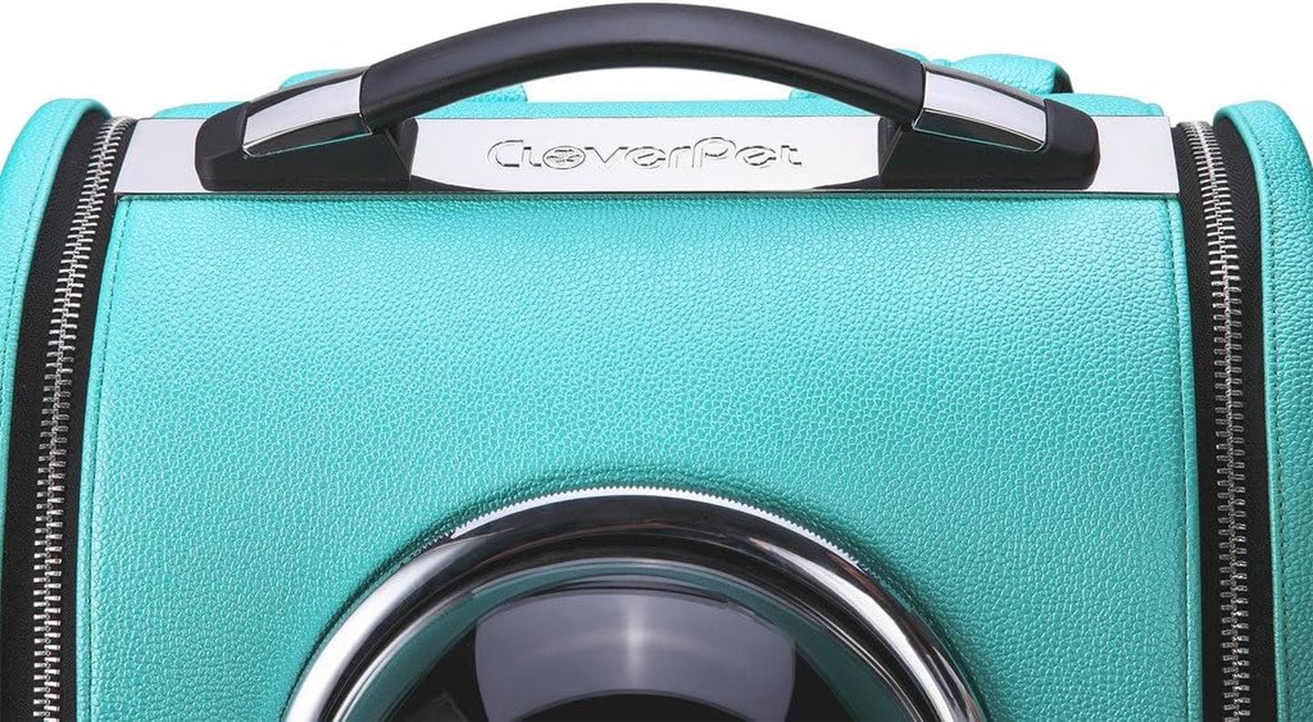 C0103 Innovative Fashion Bubble Pet Travel Carrier Backpack for Cats Dogs Puppy, Blue