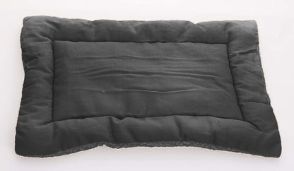 Crate Pad Comfy Cushion Ultra Soft Breathable Puppy Bed Crate Mat - Safe Bed for Dogs, Cats - Lightweight Nap Pad for Dog Kennels and Pet Carriers - 22" Length - Grey