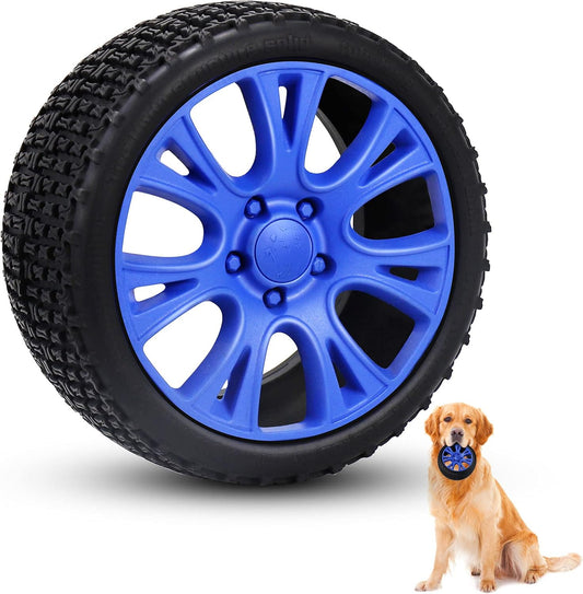 Dog Toys for Aggressive Chewers, Tough Dog Chews Toys, Indestructible Dog Toys for Large Medium Dogs, 100% Natural Rubber - Fun to Chew, Chase and Fetch.