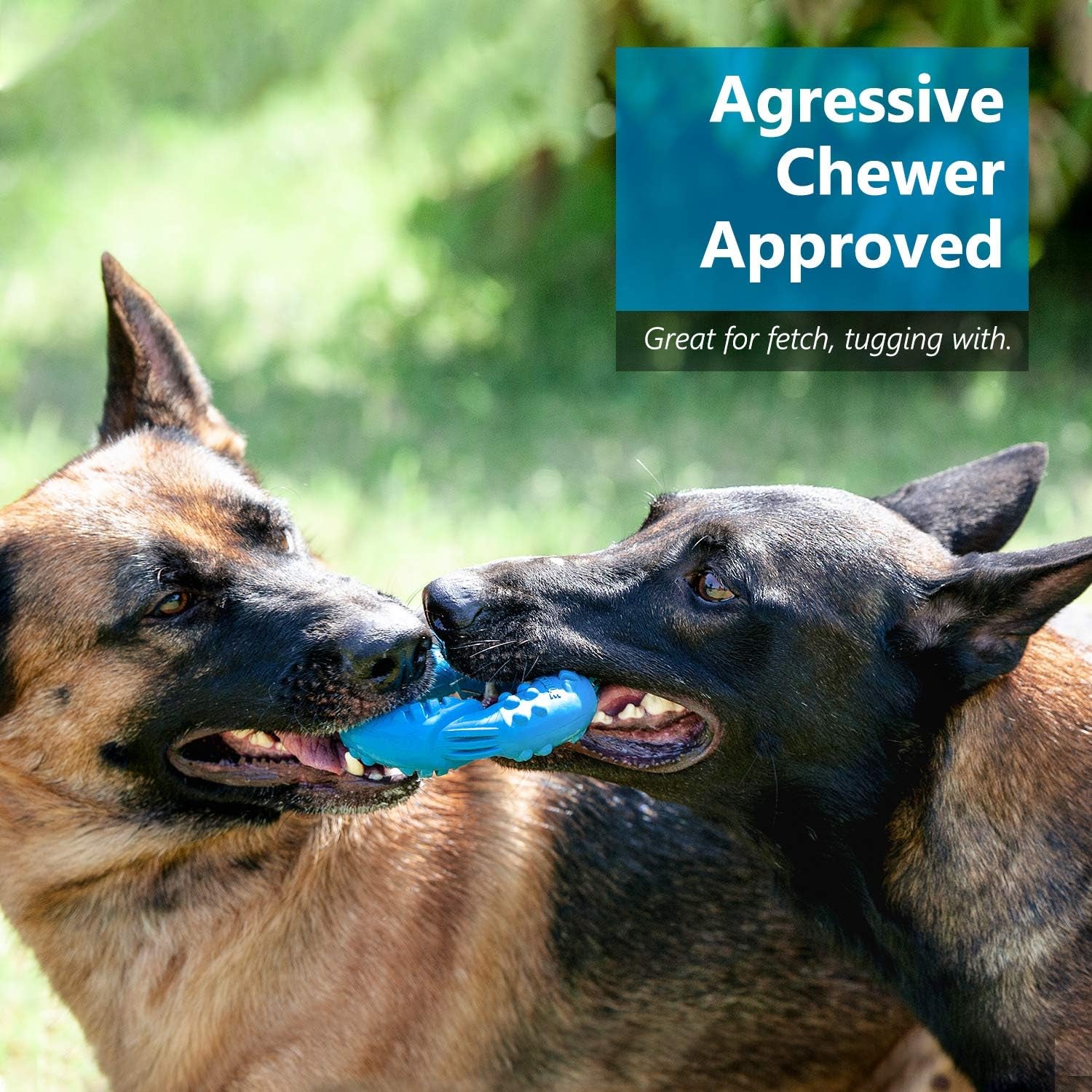 Dog Chew Toys for Aggressive Chewers: Ultra-Tough Natural Rubber Puppy Chew Toy Nearly Indestructible Dog Toys for Large and Medium Breed