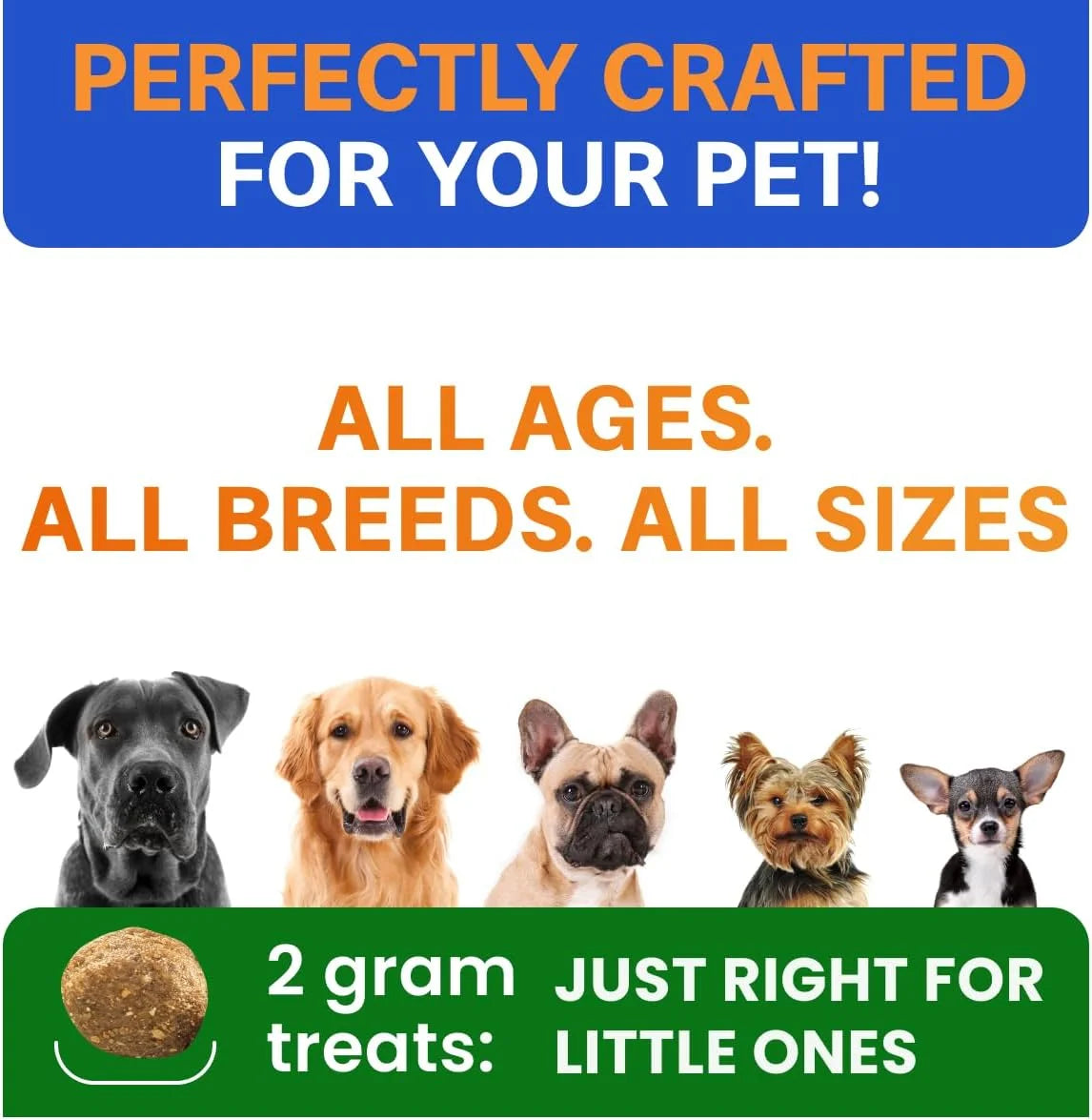 Probiotics for Dogs & Digestive Enzymes (Gut Health) Allergy & Itchy Skin - Pet Diarrhea Gas Treatment Upset Stomach Relief Pill, Digestion Health Prebiotic Supplement (120 Count, Bacon)