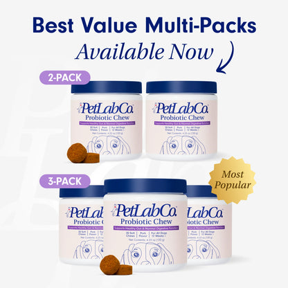 Co. Probiotic Chews, Delicious Soft Chew Probiotics for Dogs, 30 Ct.