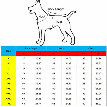 Pet Dog Vest Jacket Warm Waterproof Clothes Winter Padded Coat Small/Large US