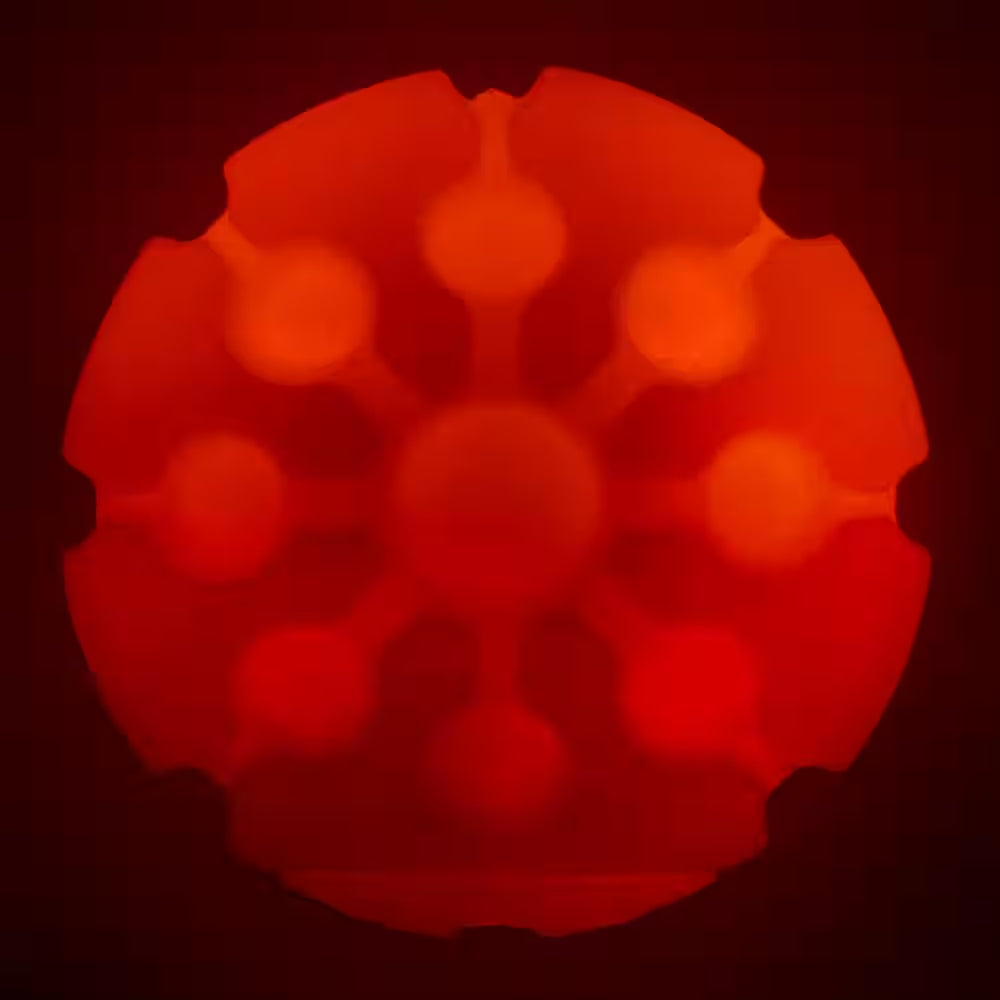 Glowstreak LED Red Ball Dog Toy