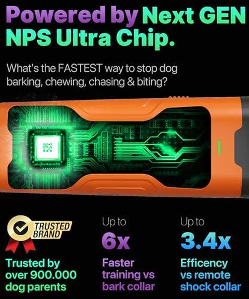 Ultrasonic Dog Bark Deterrent - Stop Bad Behavior Instantly with Simply a Click!
