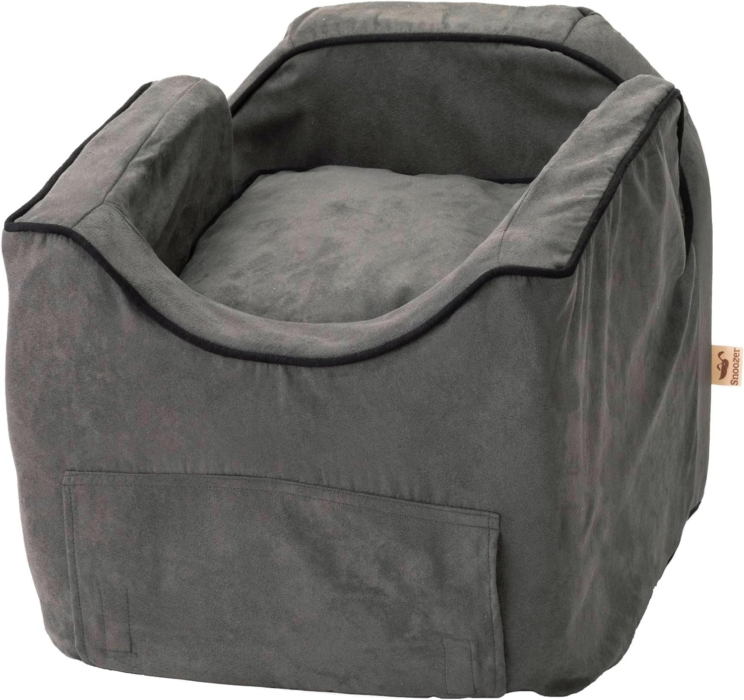 Luxury Lookout Pet Car Seat, Small Luxury II, Anthracite with Black