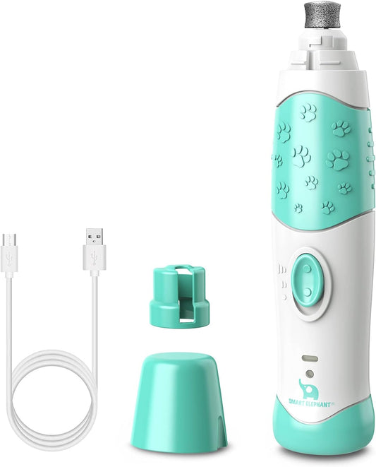 Dog Nail Grinder with LED Lighting & Super Quiet Run,2-Speed Pet Nail Grinder with 2000Mah Li Battery for Small Medium and Large Dogs & Cats,Painless Paws Grooming & Smoothing