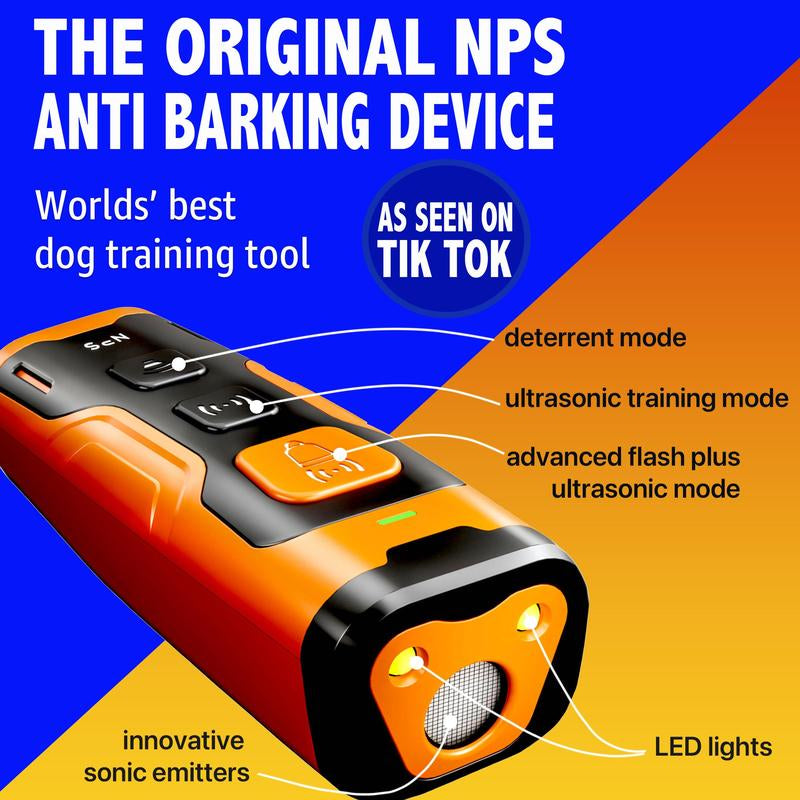 Ultimate Dog Bark Deterrent Device - Ultrasonic Control for Quiet Behaviour, Easy Point-and-Press Operation