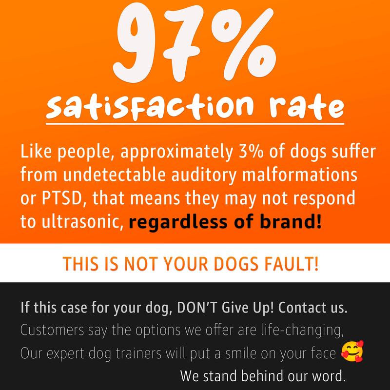 Ultrasonic Dog Bark Deterrent - Stop Bad Behavior Instantly with Simply a Click!