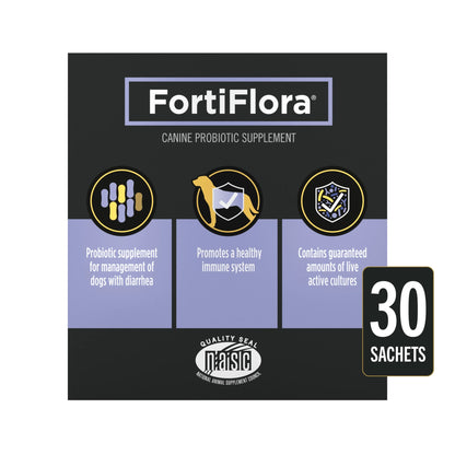 Veterinary Supplements Fortiflora Dog Probiotic Supplement, Canine Nutritional Supplement