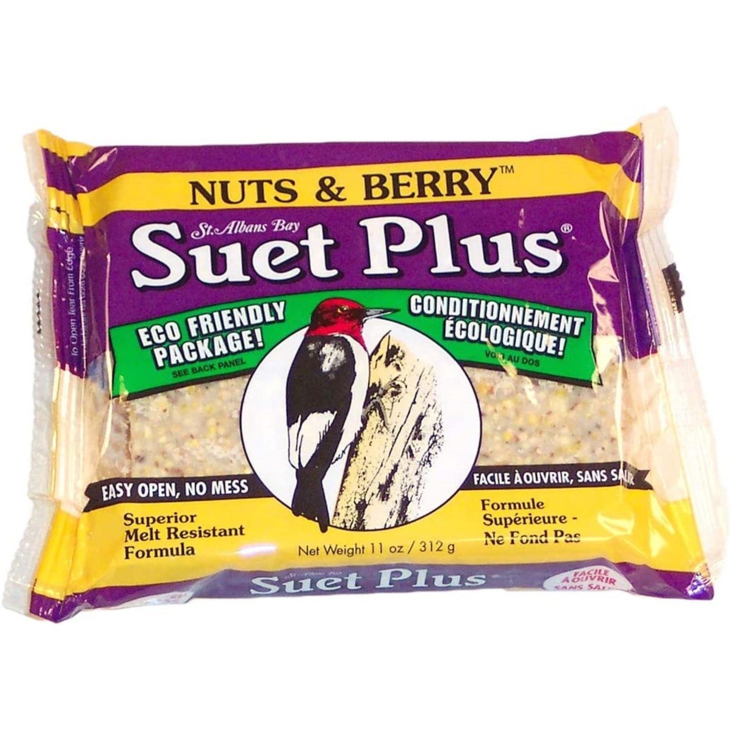 Wildlife Sciences Suet plus Variety 6 Pack, Eco-Friendly Packaging