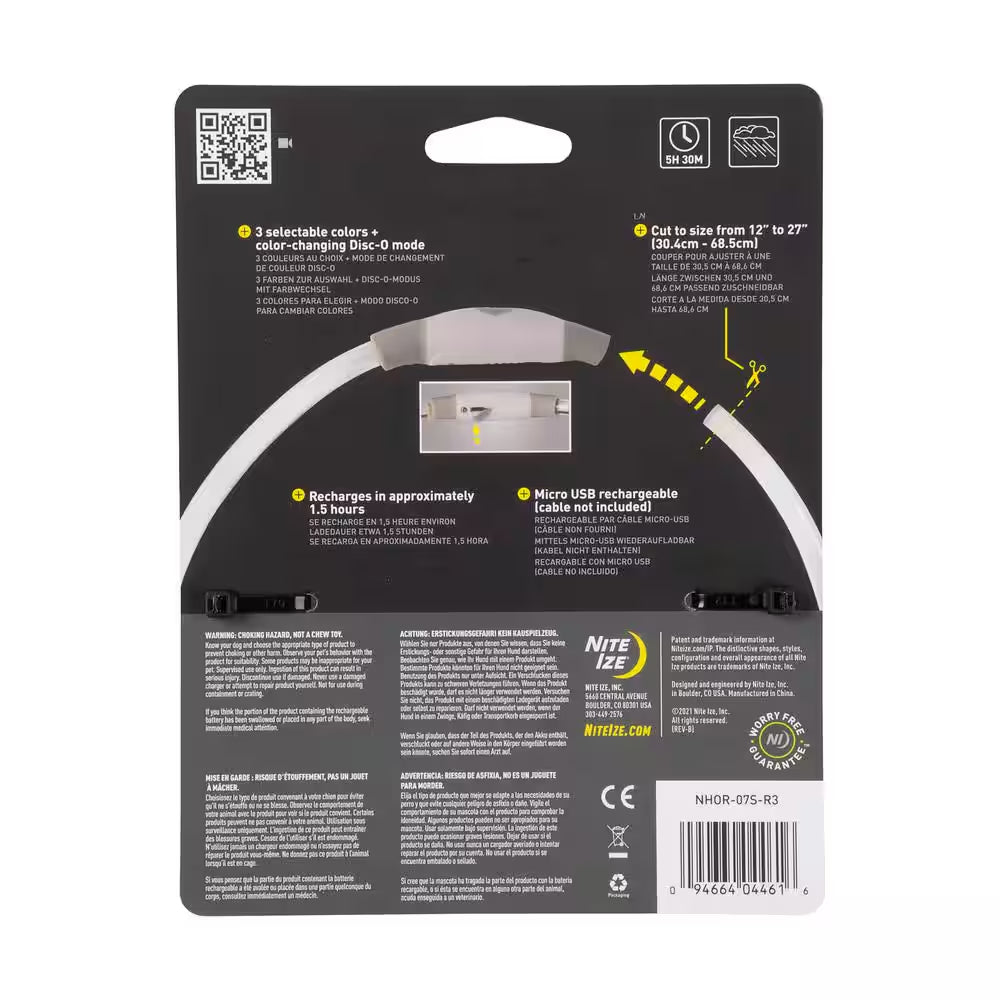 Nitehowl LED Rechargeable Safety Necklace, Disc-O Select