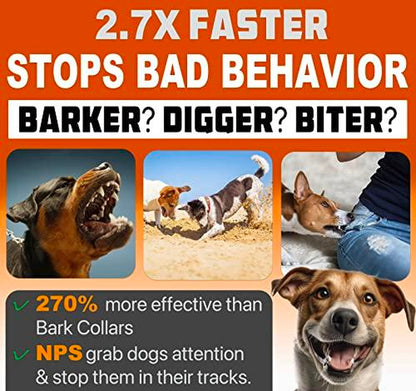 Ultrasonic Dog Bark Deterrent - Stop Bad Behavior Instantly with Simply a Click!