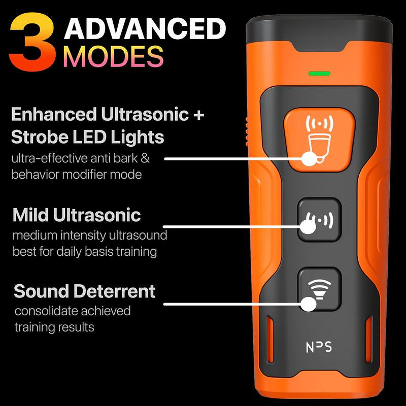 Ultimate Dog Bark Deterrent Device - Ultrasonic Control for Quiet Behaviour, Easy Point-and-Press Operation