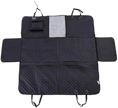 Dog Car Seat Covers with Mesh Window, Waterproof Dog Cover Back Seat, Scratchproof Dog Car Hammock Dogs Protection Cover for Cars Suvs & Trucks